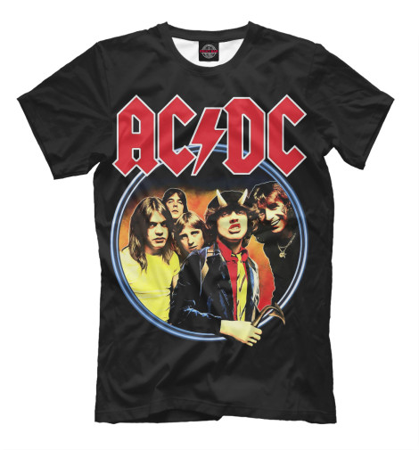 

Футболки Print Bar, Черный, AC/DC
