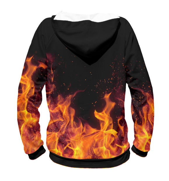 Мужское худи с изображением Женя цвета Белый