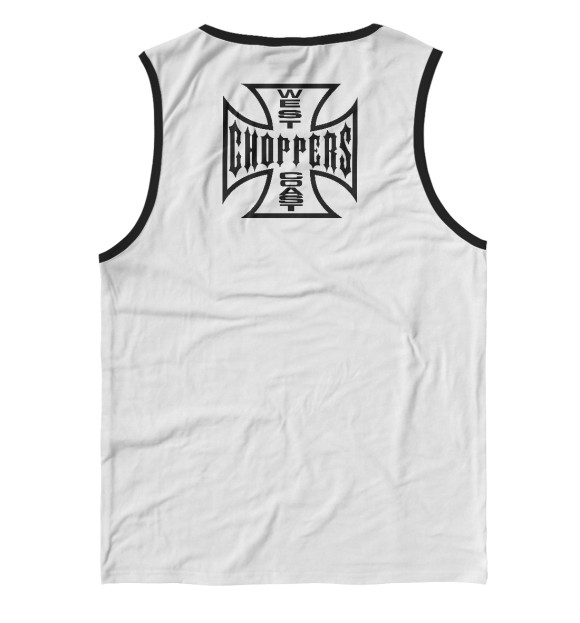 Майка для мальчика с изображением West Coast Choppers цвета Белый