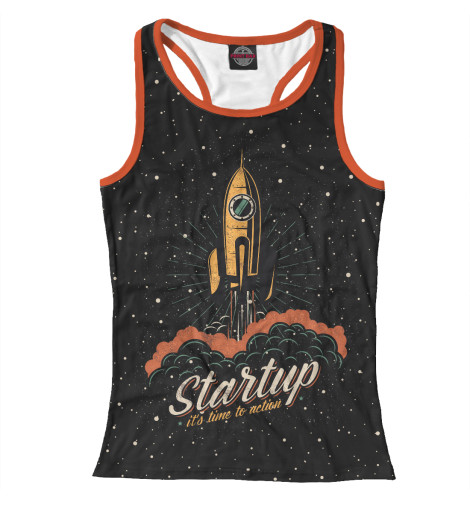 

Майки борцовки Print Bar, Белый, Startup Space