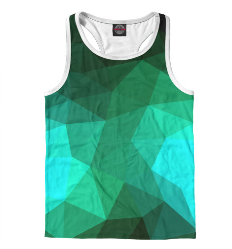 

Майки борцовки Print Bar, Белый, Polygonal