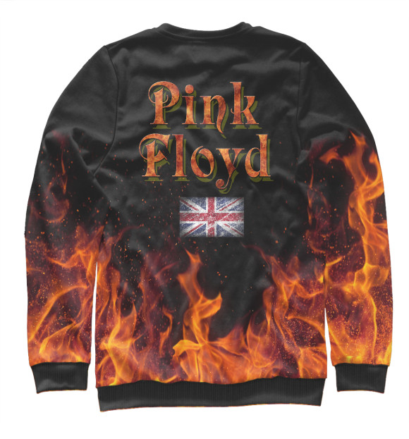Свитшот для девочек с изображением Pink Floyd цвета Белый