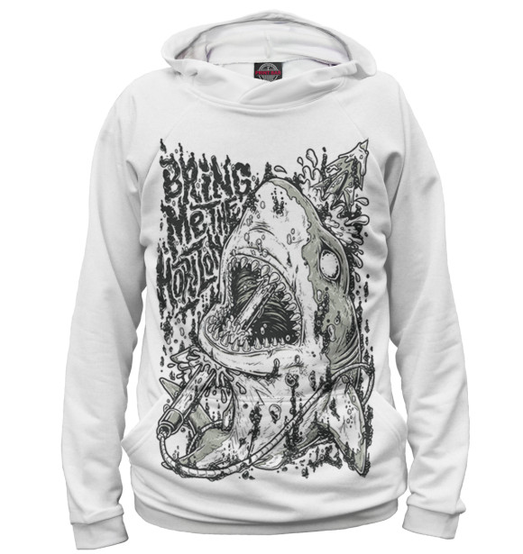 Женское худи с изображением Bring Me The Horizon цвета Белый