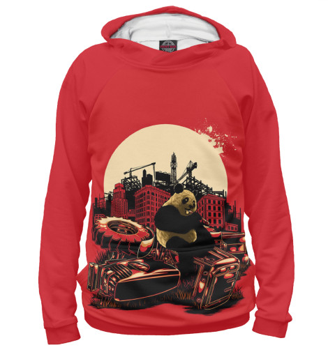 

Худи Print Bar, Белый, Панда на тракторе