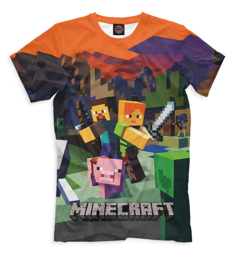 

Футболки Print Bar, Молочно-белый, Minecraft