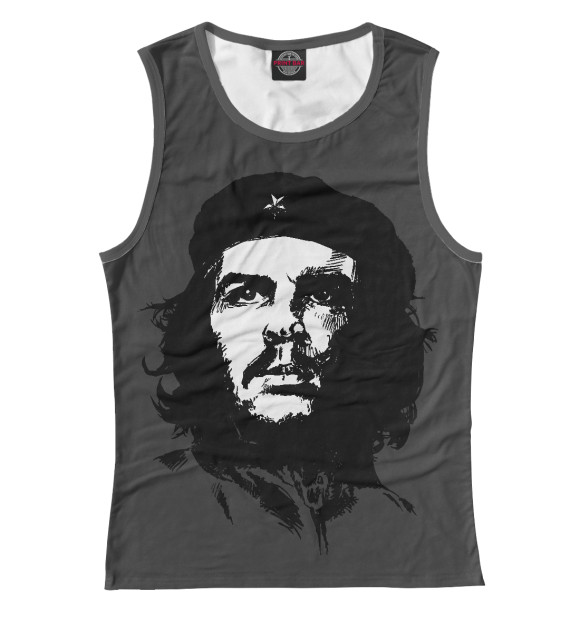 Женская майка с изображением Че Гевара цвета Белый