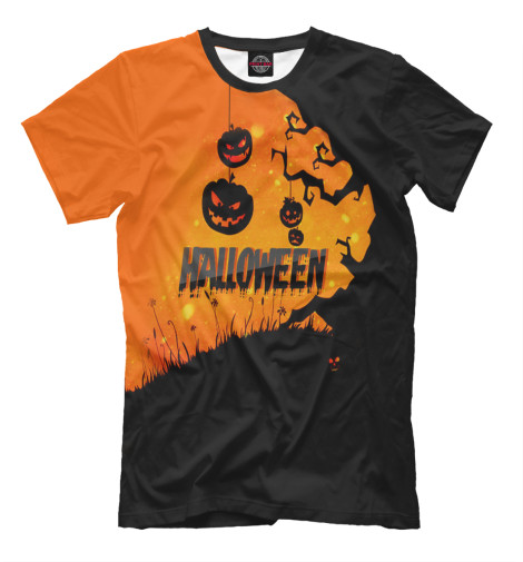 

Футболки Print Bar, Черный, Halloween