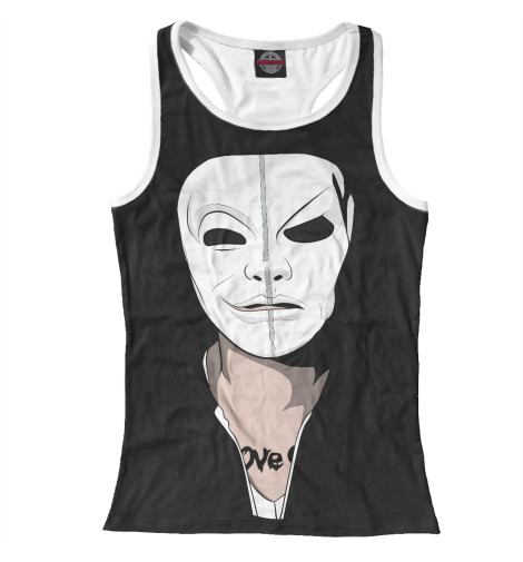 

Майки борцовки Print Bar, Белый, Hollywood Undead Da Kurlzz SS art3