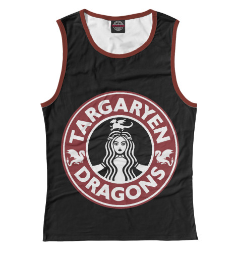 

Майки Print Bar, Белый, Targaryen Dragons