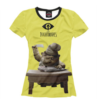 Женская футболка Creepy cook of Little nightmares