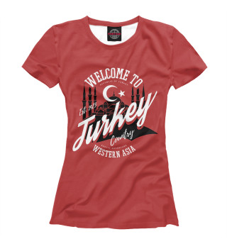 Женская футболка Турция