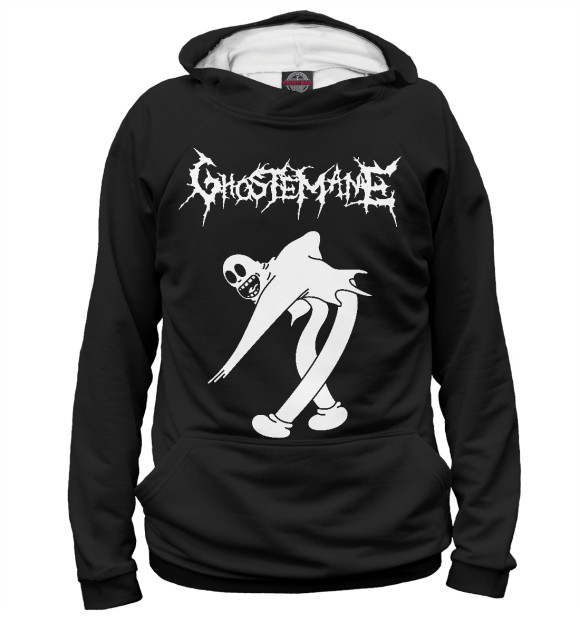 Мужское худи с изображением Ghostemane цвета Белый