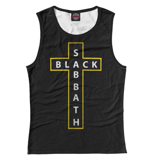 Майка для девочки с изображением Black Sabbath цвета Белый