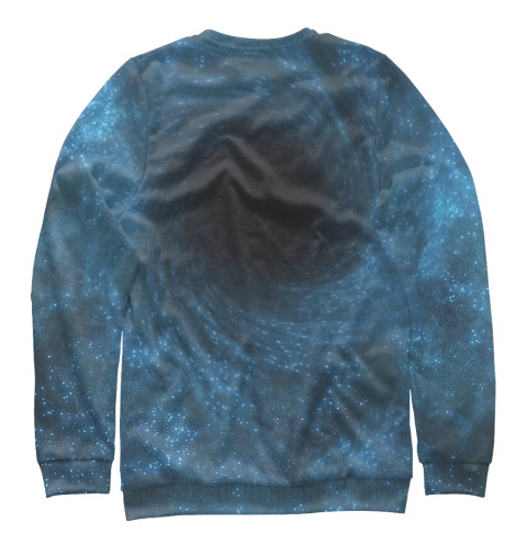 

Свитшоты Print Bar, Белый, Черный кот в черной дыре