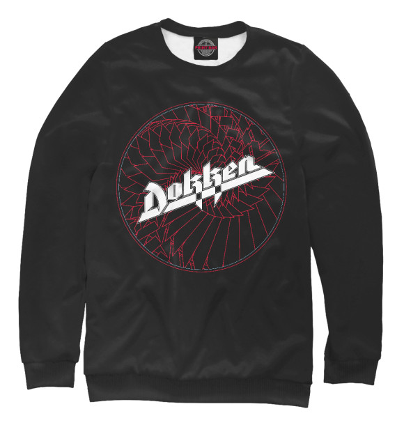 Женский свитшот с изображением Dokken: Breaking The Chains цвета Белый