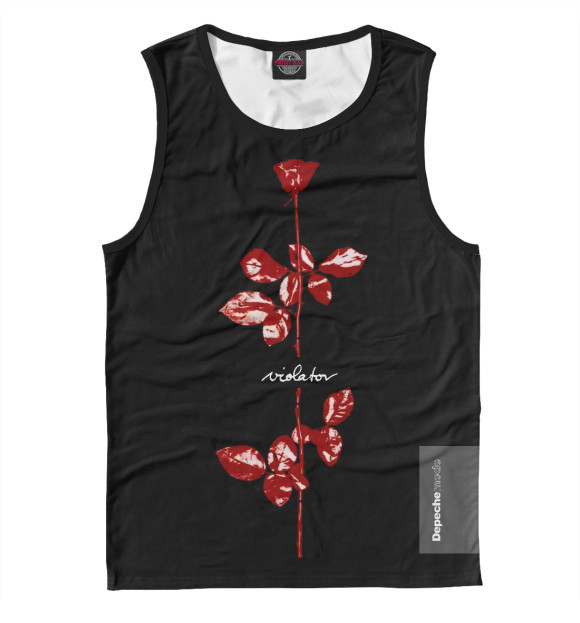 Майка для мальчика с изображением Violator цвета Белый