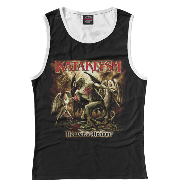 Майка для девочки с изображением Kataklysm цвета Белый