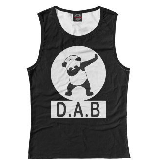 Женская майка DAB Panda