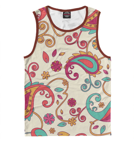 

Майки Print Bar, Белый, Индийский огурец