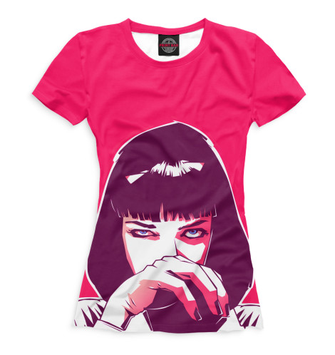 

Футболки Print Bar, Белый, Миа Уоллес