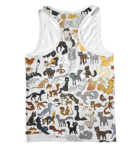 

Майки борцовки Print Bar, Белый, Много котиков