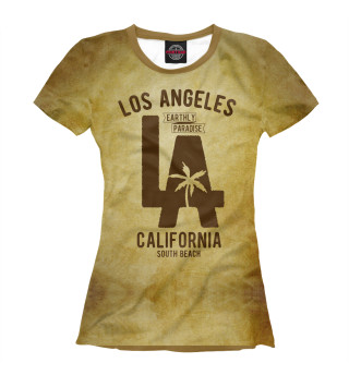 Женская футболка Калифорния