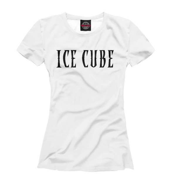 Женская футболка с изображением Ice Cube цвета Белый