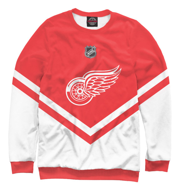 Свитшот для мальчиков с изображением Detroit Red Wings цвета Белый