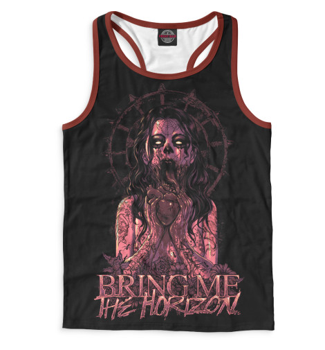 

Майки борцовки Print Bar, Белый, Bring Me The Horizon