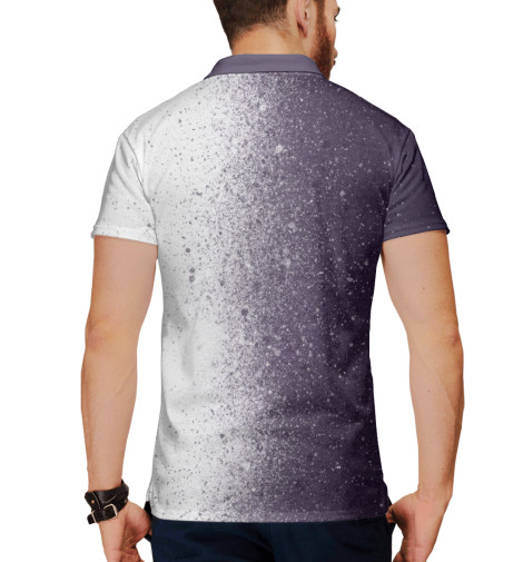 

Поло Print Bar, Белый, Скорпион