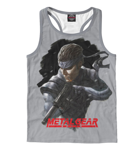 

Майки борцовки Print Bar, Белый, Metal Gear