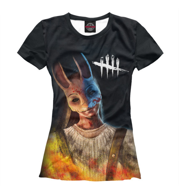 Женская футболка с изображением Dead by Daylight цвета Белый