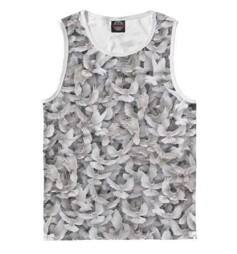 

Майки Print Bar, Белый, Белые голуби