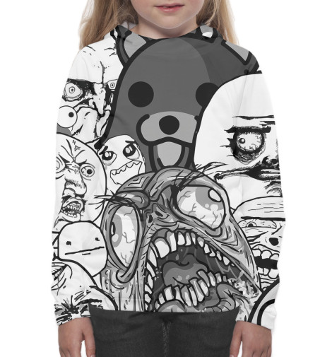 

Худи Print Bar, Белый, Мемы