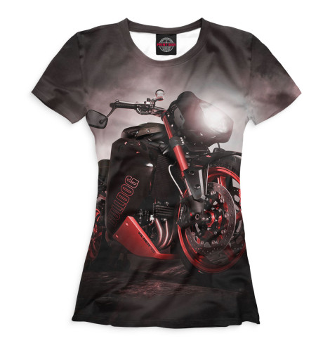 

Футболки Print Bar, Белый, Мотоцикл