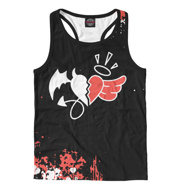 Мужская майка-борцовка с изображением Payton Moormeier / Пейтон цвета Белый