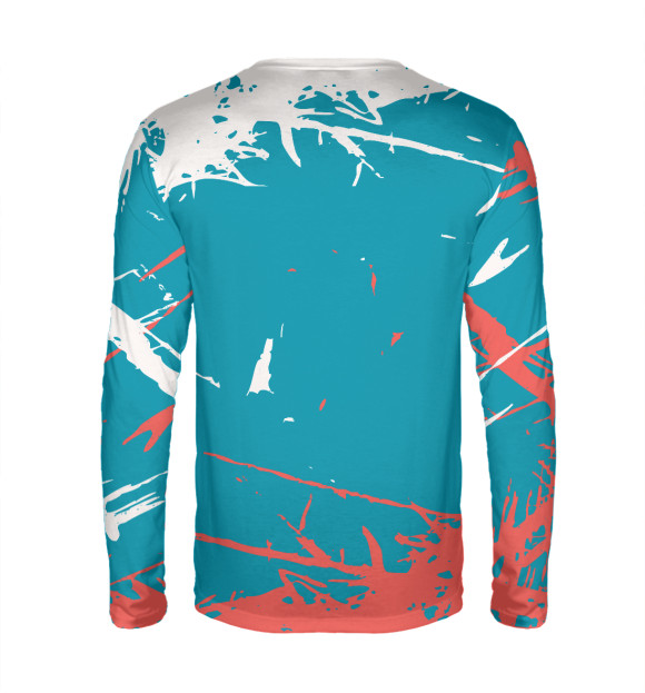 Мужской лонгслив с изображением Символика РФ ДАНИЛ цвета Белый