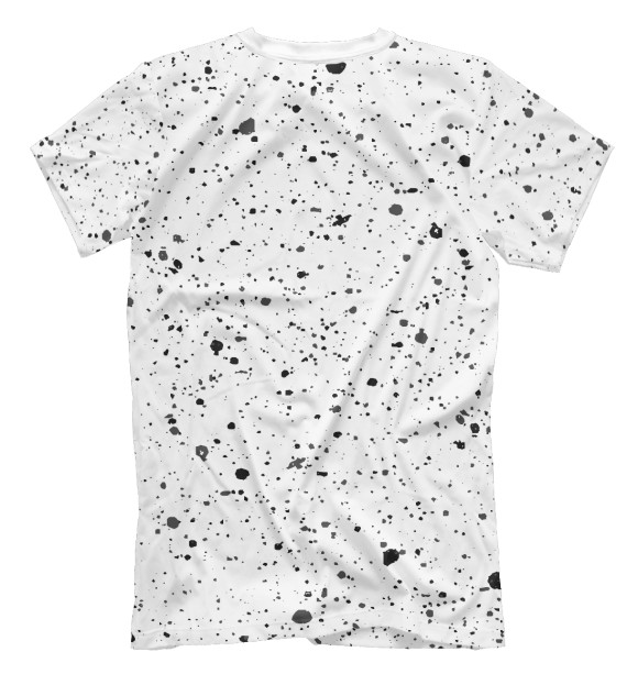 Мужская футболка с изображением Вячеслав + Брызги цвета Белый