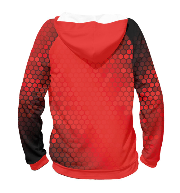 Мужское худи с изображением AC Milan / Милан цвета Белый