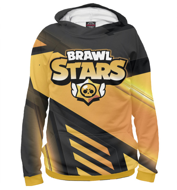 Женское худи с изображением Brawl Stars цвета Белый