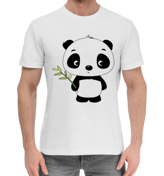 Хлопковая футболка для мальчиков Панда