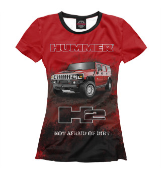 Футболка для девочек Hummer H2 Red