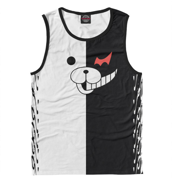 Майка для мальчика с изображением Danganronpa цвета Белый