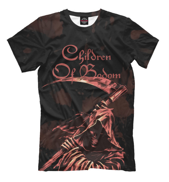 Футболка для мальчиков с изображением Children of Bodom цвета Белый