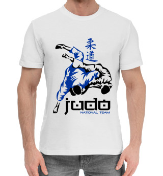 Хлопковая футболка для мальчиков Борьба дзюдо