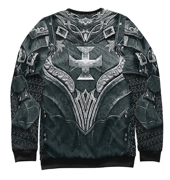 Свитшот для мальчиков с изображением Доспехи цвета Белый