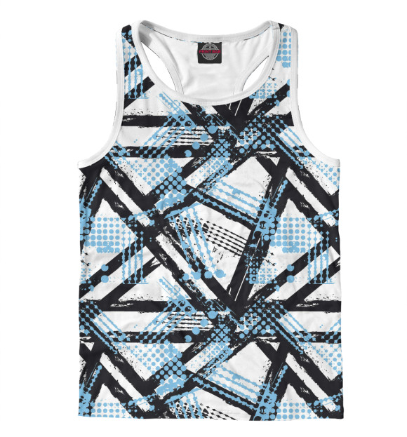 Мужская майка-борцовка с изображением Extreme sport цвета Белый