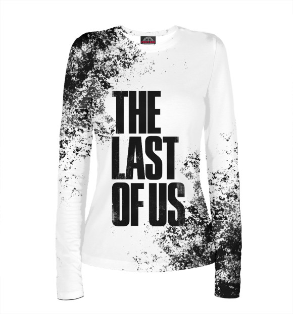 Женский лонгслив с притом The Last of Us цвета Белый Женский лонгслив с изображением The Last of Us цвета Белый