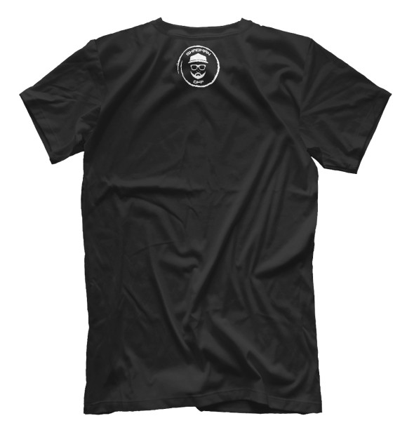 Мужская футболка с изображением Rooffer Grunge цвета Белый