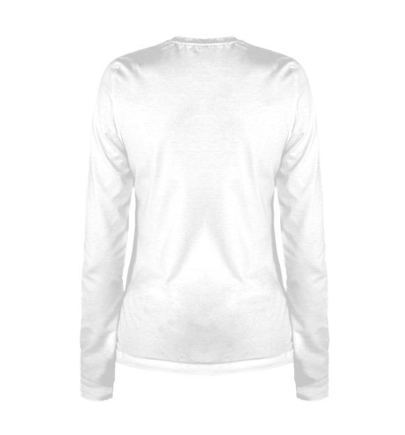 Женский лонгслив с притом Cool dragon цвета Белый Женский лонгслив с изображением Cool dragon цвета Белый